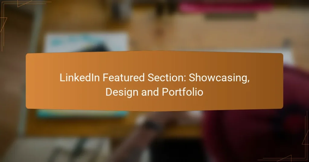 LinkedIn Featured Section: Showcasing, Design and Portfolio