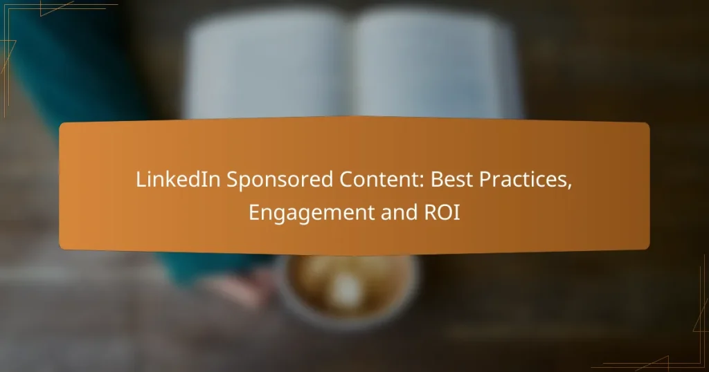 LinkedIn Sponsored Content: Best Practices, Engagement and ROI